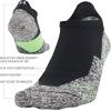 imageUnder Armour UnisexAdult Run Cushion No Show Tab SocksBlackGreen 1pair