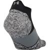 imageUnder Armour UnisexAdult Run Cushion No Show Tab SocksBlackPitch Gray 1pair