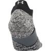 imageUnder Armour UnisexAdult Run Cushion No Show Tab SocksBlackPitch Gray 2 1pair