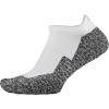 imageUnder Armour UnisexAdult Run Cushion No Show Tab SocksWhitePitch Gray 2 1pair
