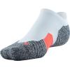imageUnder Armour UnisexAdult Run Cushion No Show Tab SocksWhiteWhiteSilver Reflective 3pairs