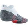 imageUnder Armour UnisexAdult Run Cushion No Show Tab SocksWhiteWhiteSilver Reflective 3pairs