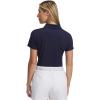 imageUnder Armour Womens Active Short Sleeve Polo410 Midnight Navy   White