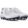 imageUnder Armour Womens Glyde 20 Mt TPU Softball Shoe100 WhiteWhiteMetallic Silver