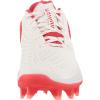imageUnder Armour Womens Glyde 20 Mt TPU Softball Shoe101 WhiteRedMetallic Silver