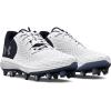 imageUnder Armour Womens Glyde 20 Mt TPU Softball Shoe103 WhiteMidnight NavyMetallic Silver