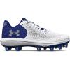 imageUnder Armour Womens Glyde 20 Mt TPU Softball Shoe104 WhiteRoyalMetallic Silver