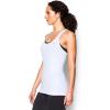 imageUnder Armour Womens HeatGear Armour Racer TankWhite 100Metallic Silver