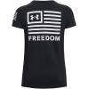imageUnder Armour Womens New Freedom Banner TShirt001 Black   White