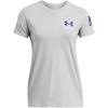 imageUnder Armour Womens New Freedom Banner TShirt011 Mod Gray Medium Heather   Royal