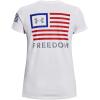 imageUnder Armour Womens New Freedom Banner TShirt100 White   Royal
