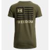 imageUnder Armour Womens New Freedom Banner TShirt391 Marine Od Green   Black