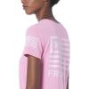 imageUnder Armour Womens New Freedom Banner TShirt631 Flamingo   Prime Pink