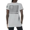 imageUnder Armour Womens New Freedom Banner TShirtSteel Light Heather 035Black