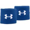 imageUnder Armour Mens 3inch Performance Wristband 2PackRoyal 400White