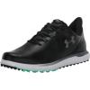 imageUnder Armour Mens Drive Fade Spikeless 2e Golf Shoe001 BlackBlackTitan Gray