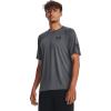 imageUnder Armour Mens Freedom Tech Short Sleeve TShirt012 Pitch Gray   Black