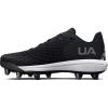 imageUnder Armour Womens Glyde 20 Mt TPU Softball Shoe001 BlackBlackMetallic Silver