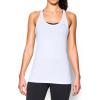 imageUnder Armour Womens HeatGear Armour Racer TankWhite 100Metallic Silver