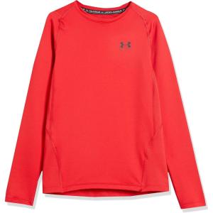 imageUnder Armour Boys ColdGear Armour Long Sleeve TShirtRed 600Black