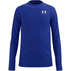 imageUnder Armour Boys ColdGear Armour Long Sleeve TShirtRoyal 400White