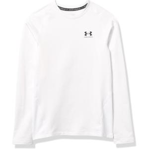 imageUnder Armour Boys ColdGear Armour Long Sleeve TShirtWhite 100Black