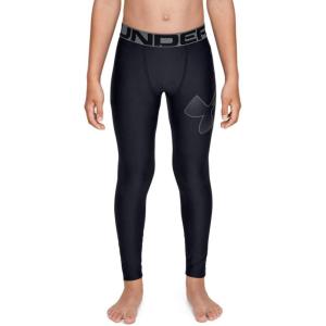 imageUnder Armour Boys HeatGear Armour LeggingsBlack 001Pitch Grayold