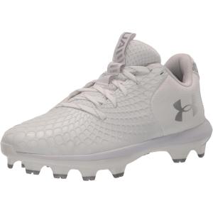 imageUnder Armour Girls Glyde 20 TPU Jr Softball Shoe100 WhiteWhiteMetallic Silver
