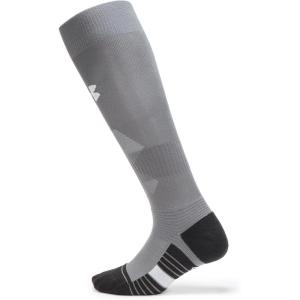 imageUnder Armour Kids Youth Magnetico Over The Calf Socks 1 Pack040 Graphite  Black  White