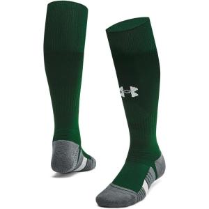 imageUnder Armour Kids Youth Magnetico Over The Calf Socks 1 Pack301 Forest Green  Pitch Gray  White