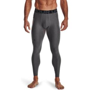 imageUnder Armour Mens ColdGear Armour Compression LeggingsCarbon Heather 090Black
