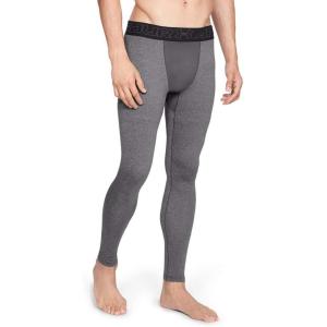 imageUnder Armour Mens ColdGear Armour Compression LeggingsCharcoal Light Heather 019Black
