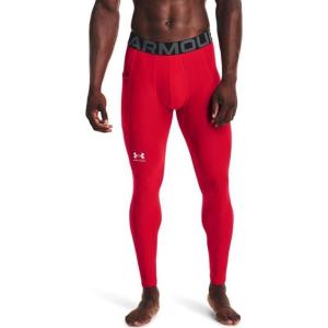 imageUnder Armour Mens ColdGear Armour Compression LeggingsRedWhite