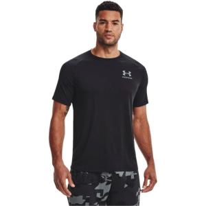 imageUnder Armour Mens Freedom Tech Short Sleeve TShirtBlack 001Pitch Gray