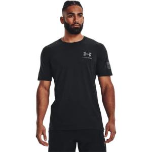 imageUnder Armour Mens New Freedom Banner TShirt002 Black   Pitch Gray
