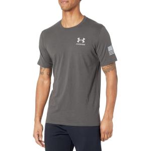 imageUnder Armour Mens New Freedom Banner TShirt010 Jet Gray   Steel