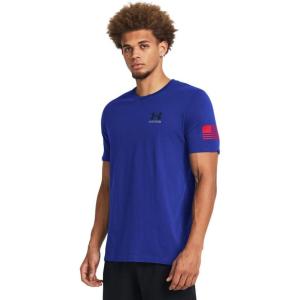 imageUnder Armour Mens New Freedom Banner TShirt400 Royal   Red