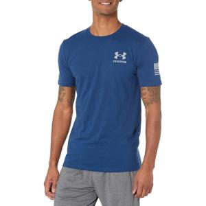 imageUnder Armour Mens New Freedom Banner TShirt997 Blackout Navy   Steel