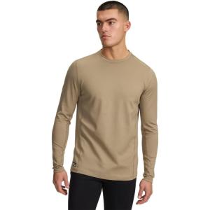 imageUnder Armour Mens Tac Crew ColdGear Infrared Base TShirt500 Federal Tan   Black