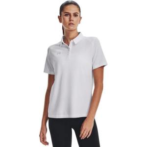 imageUnder Armour Tech Team Womens Short Sleeve Polo ShirtWhite