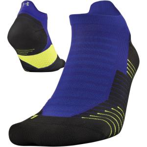 imageUnder Armour UnisexAdult Run Cushion No Show Tab SocksFormation Blue 1pair