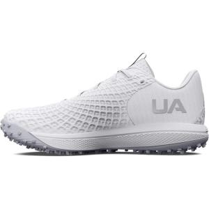 imageUnder Armour Womens Glyde 20 Turf Softball Shoe100 WhiteWhiteMetallic Silver