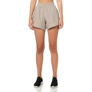 imageUnder Armour Womens Mileage 5 Inch Shorts203 Timberwolf Taupe   Reflective