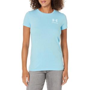 imageUnder Armour Womens New Freedom Banner TShirt490 Blizzard   Halogen Blue