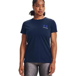 imageUnder Armour Womens New Freedom Banner TShirtAcademy Blue 408Royal