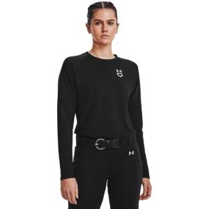 imageUnder Armour Womens Softball Crew Pullover 22001 Black   White