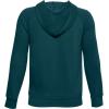 imageUnder Armour Boys Rival Fleece Full Zip HoodieBlackout Teal 461Onyx White