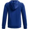 imageUnder Armour Boys Rival Fleece Full Zip HoodieTech Blue 432Onyx White