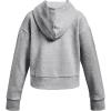 imageUnder Armour Girls Rival Fleece Crop Hoodie012 Mod Gray Light Heather   White