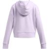 imageUnder Armour Girls Rival Fleece Crop Hoodie535 Salt Purple   Black